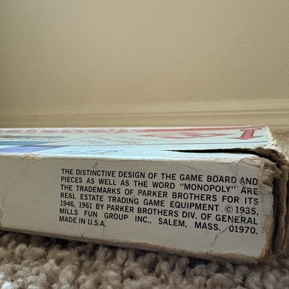1970 Monopoly Board Game - Picture 10 of 10
